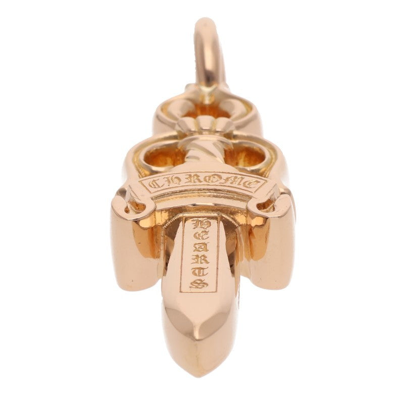 Chrome Hearts 22K Double Dagger Gold Pendant