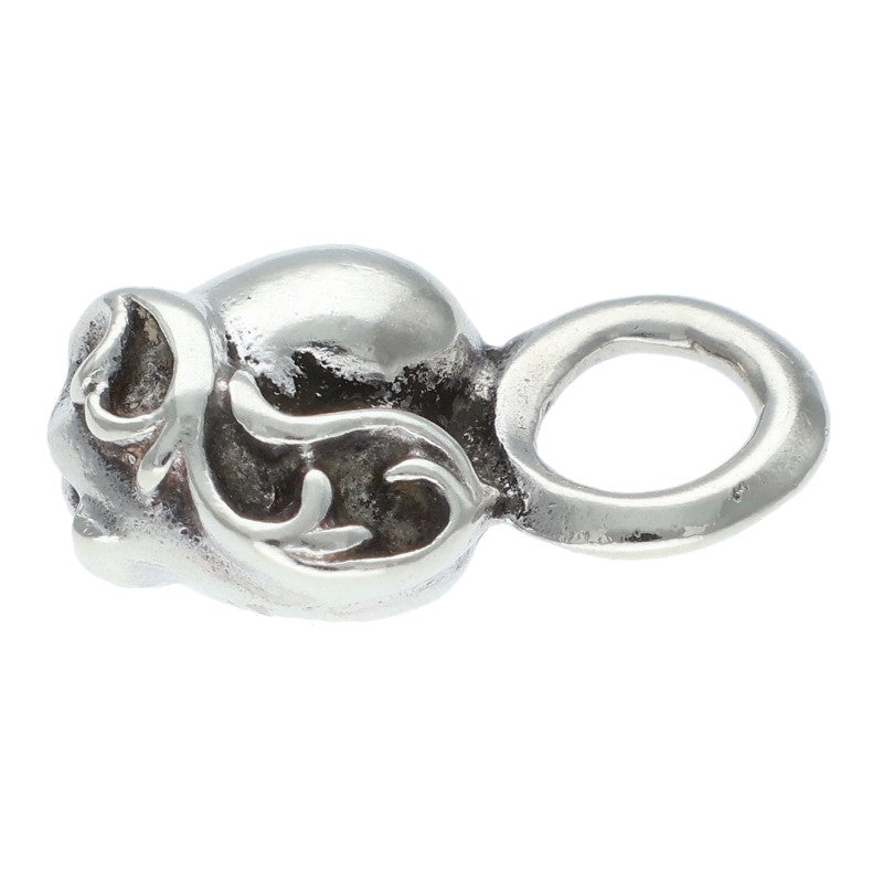 Chrome Hearts #B Stack Heart Silver Charm