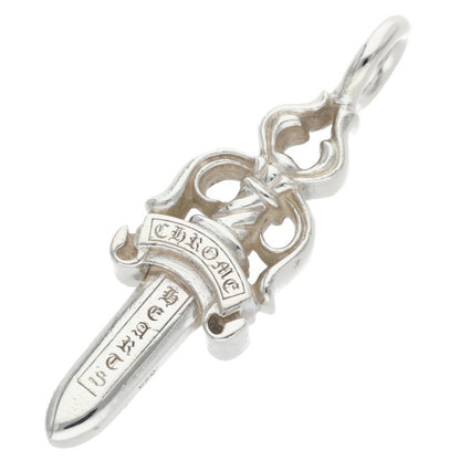 Chrome Hearts Double Dagger Silver Pendant