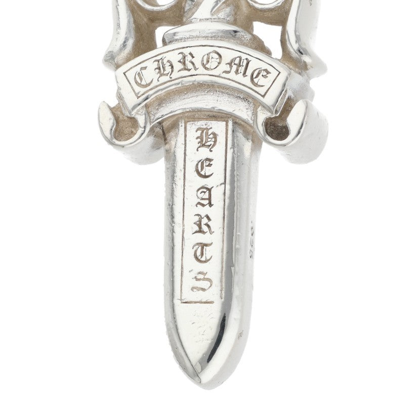 Chrome Hearts Double Dagger Silver Pendant