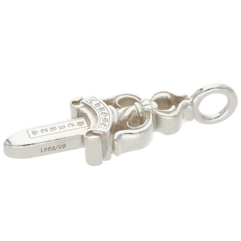Chrome Hearts Double Dagger Silver Pendant