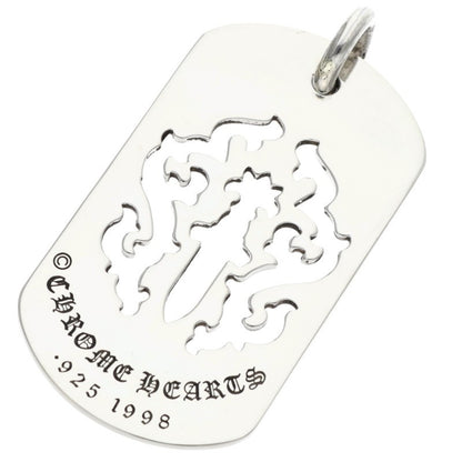 Chrome Hearts Large Dagger Cutout Dog Tag Size ONE SIZE