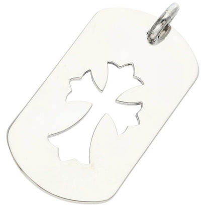 Chrome Hearts Large Cutout Cross Dog Tag