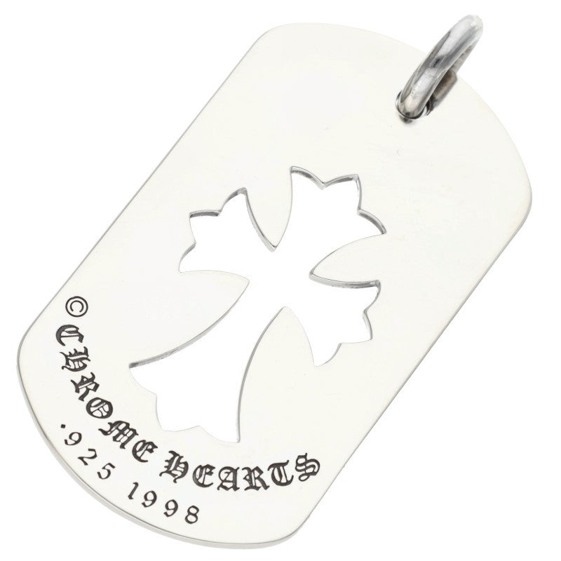 Chrome Hearts Large Cutout Cross Dog Tag
