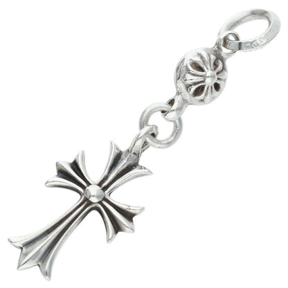 Chrome Hearts 1B Tiny CH Cross Silver Charm