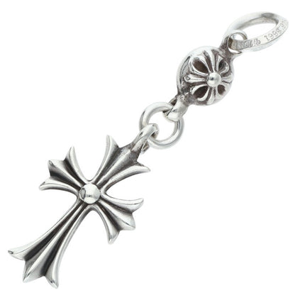 Chrome Hearts 1B Tiny CH Cross Silver Charm