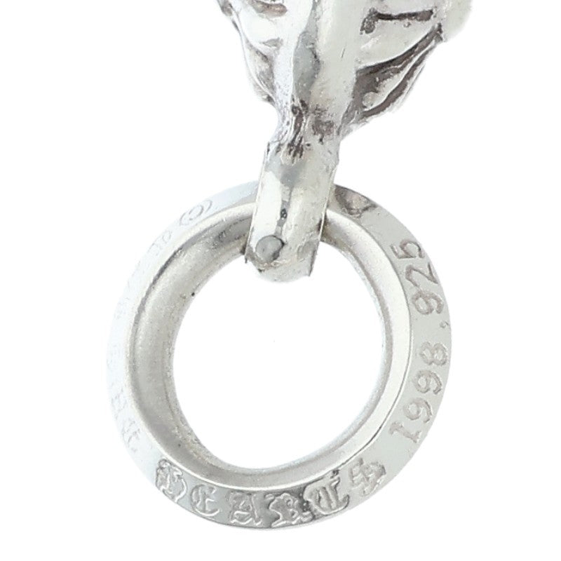 Chrome Hearts 1B Tiny CH Cross Silver Charm