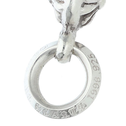 Chrome Hearts 1B Tiny CH Cross Silver Charm