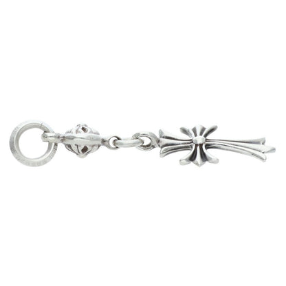 Chrome Hearts 1B Tiny CH Cross Silver Charm