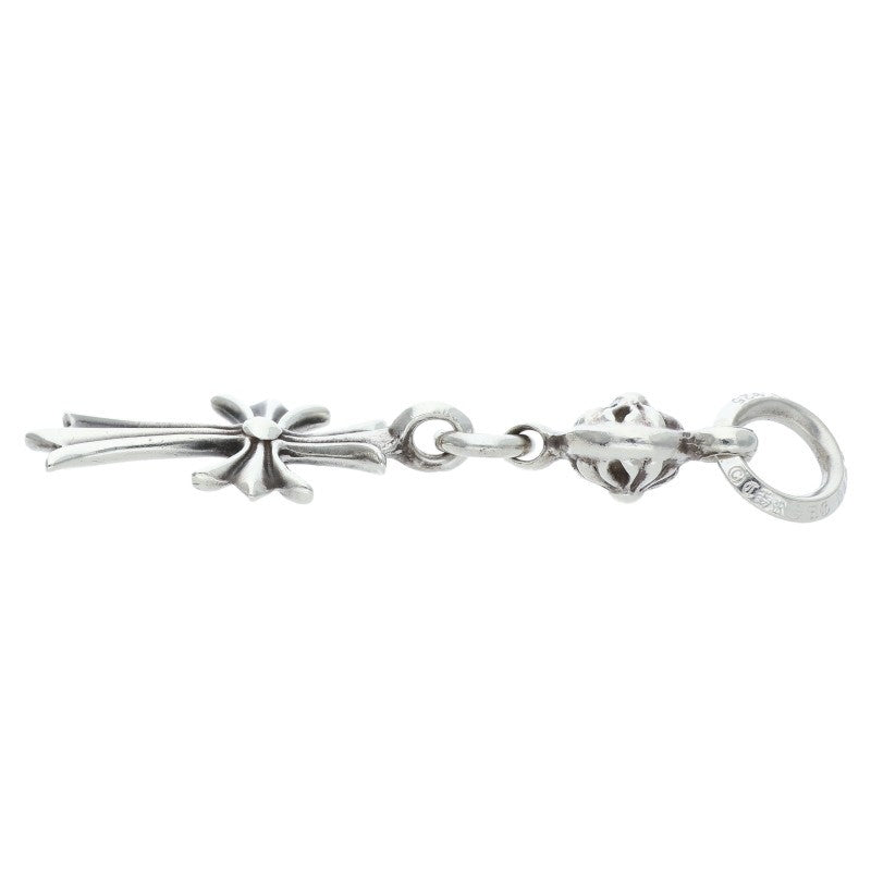 Chrome Hearts 1B Tiny CH Cross Silver Charm
