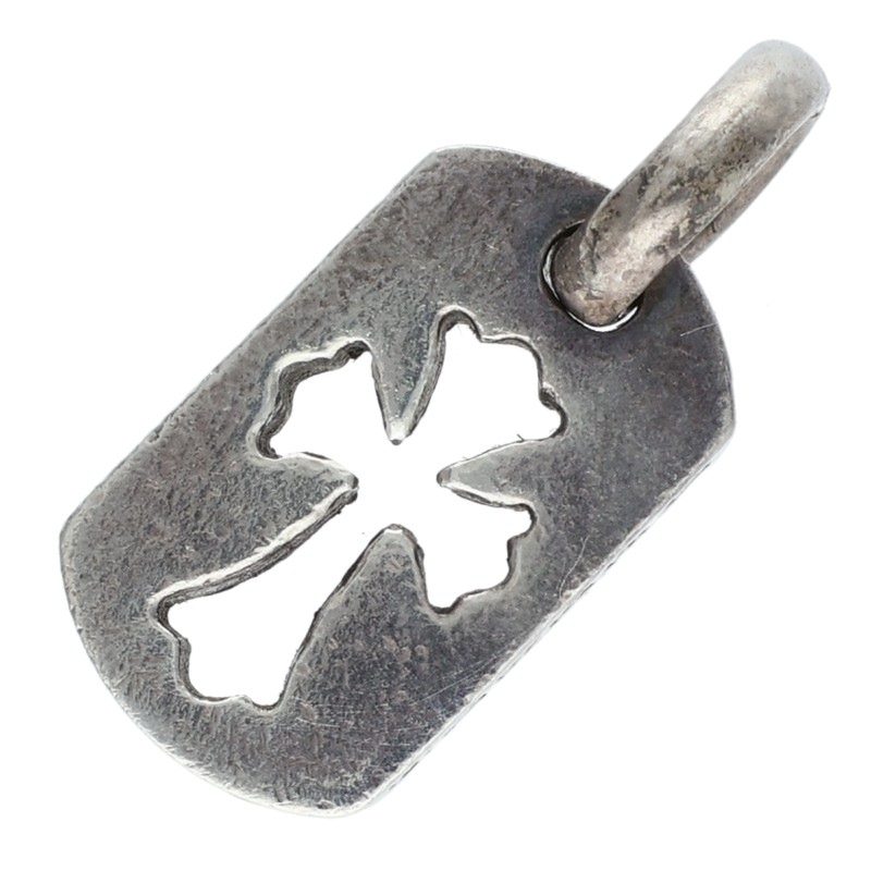 Chrome Hearts DT Tiny Cutout Cross Dog Tag