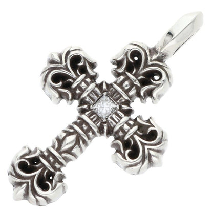 Chrome Hearts Tiny Filigree Cross 1 Diamond Size ONE SIZE