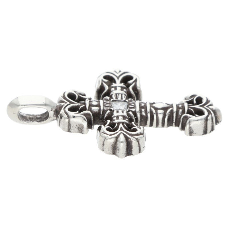 Chrome Hearts Tiny Filigree Cross 1 Diamond Size ONE SIZE