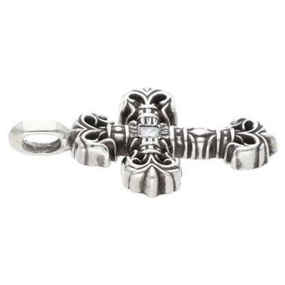 Chrome Hearts Tiny Filigree Cross 1 Diamond Size ONE SIZE