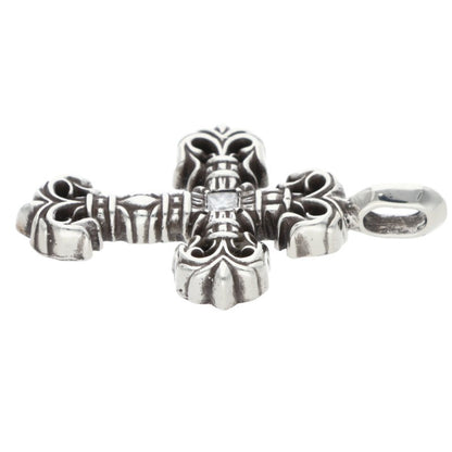 Chrome Hearts Tiny Filigree Cross 1 Diamond Size ONE SIZE