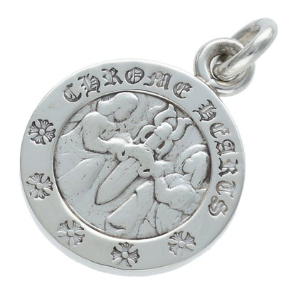 Chrome Hearts CHRM ANGL MDL Angel Medal Charm Size Silver
