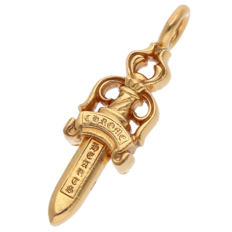 Chrome Hearts 22K Double Dagger Yellow Gold Size ONE SIZE