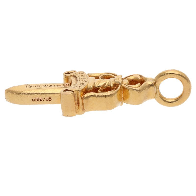 Chrome Hearts 22K Double Dagger Yellow Gold Size ONE SIZE