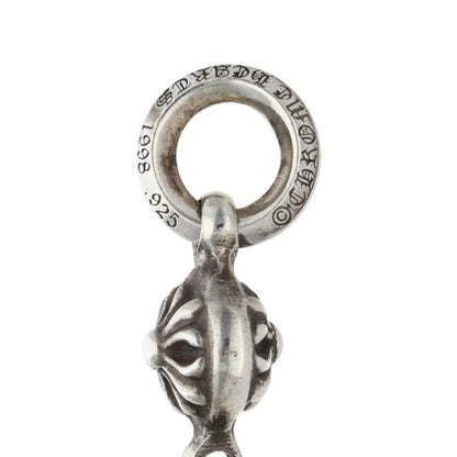 Chrome Hearts 1 Ball Tiny CH Cross Silver 925