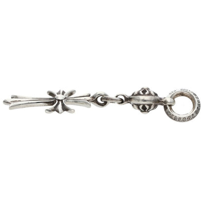 Chrome Hearts 1 Ball Tiny CH Cross Silver 925