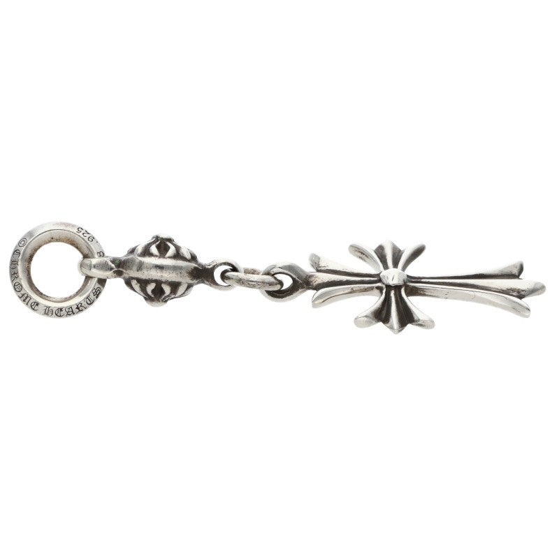 Chrome Hearts 1 Ball Tiny CH Cross Silver 925