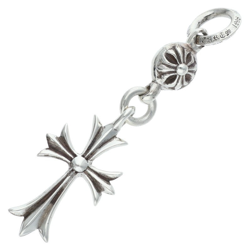 Chrome Hearts 1 Ball Tiny CH Cross Charm 925 Size ONE Silver
