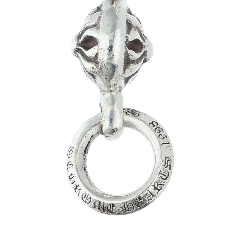 Chrome Hearts 1 Ball Tiny CH Cross Charm 925 Size ONE Silver