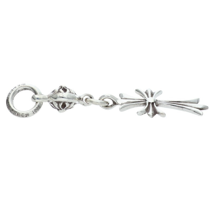 Chrome Hearts 1 Ball Tiny CH Cross Charm 925 Size ONE Silver
