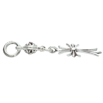 Chrome Hearts 1 Ball Tiny CH Cross Charm 925 Size ONE Silver