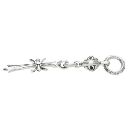 Chrome Hearts 1 Ball Tiny CH Cross Charm 925 Size ONE Silver