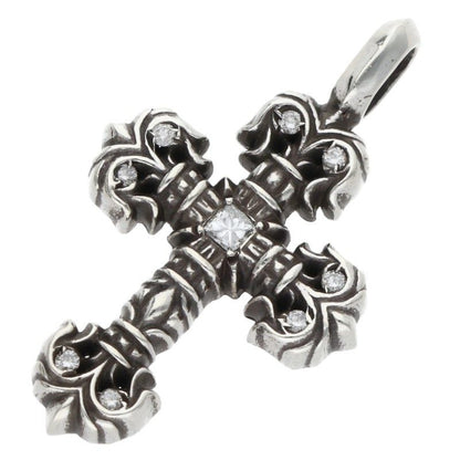 Chrome Hearts Tiny Filigree Pave Diamond 925 Size ONE SIZE