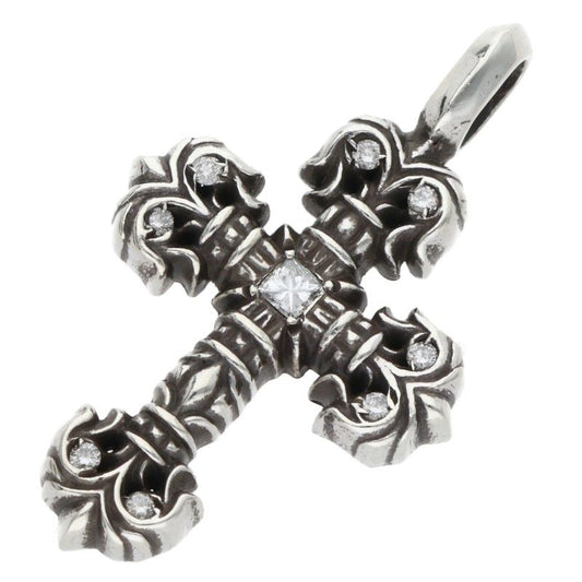 Chrome Hearts Tiny Filigree Pave Diamond 925 Size ONE SIZE