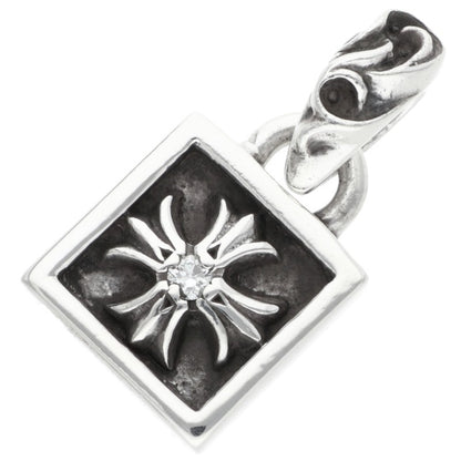 Chrome Hearts Framed CH Plus 1 Diamond 925 Size ONE SIZE
