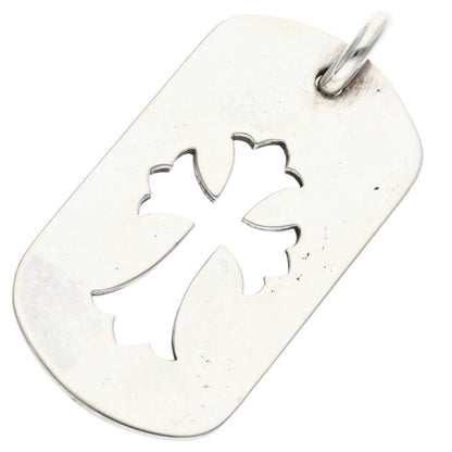 Chrome Hearts Old Large Dog Tag Cutout Cross