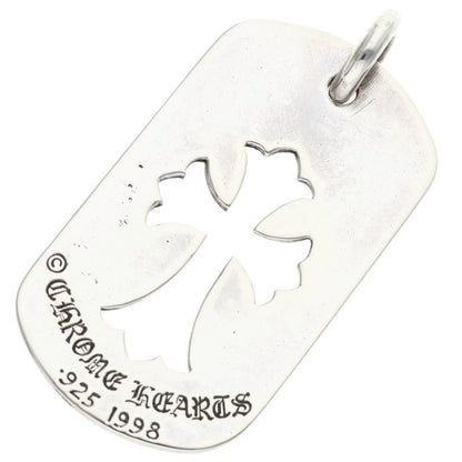 Chrome Hearts Old Large Dog Tag Cutout Cross