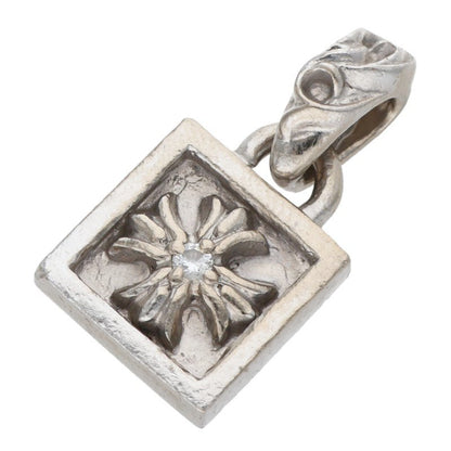 Chrome Hearts 18K Framed CH Plus 1 Diamond WG Size ONE SIZE