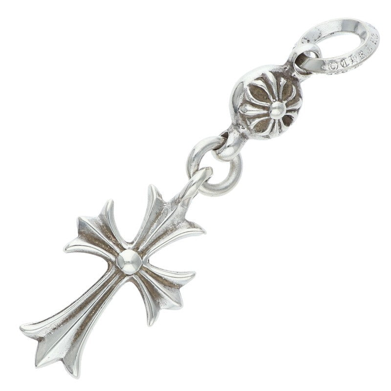 Chrome Hearts 1 Ball Tiny CH Cross 925 Silver