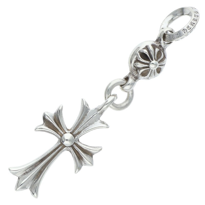 Chrome Hearts 1 Ball Tiny CH Cross 925 Silver