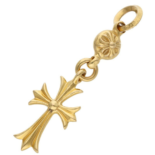 Chrome Hearts 22K 1 Ball Tiny CH Cross Charm Size ONE SIZE