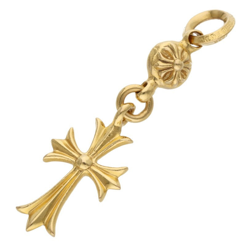 Chrome Hearts 22K 1 Ball Tiny CH Cross Charm Size ONE SIZE