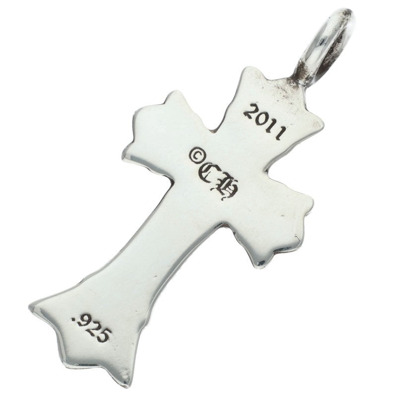 Chrome Hearts Double CH Cross 925 Silver Size ONE SIZE