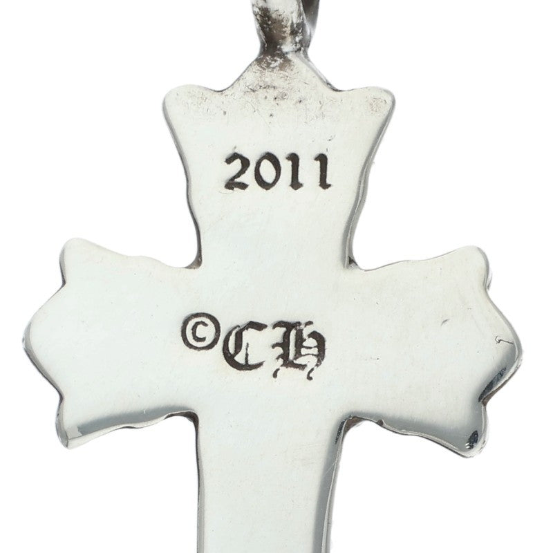 Chrome Hearts Double CH Cross 925 Silver Size ONE SIZE