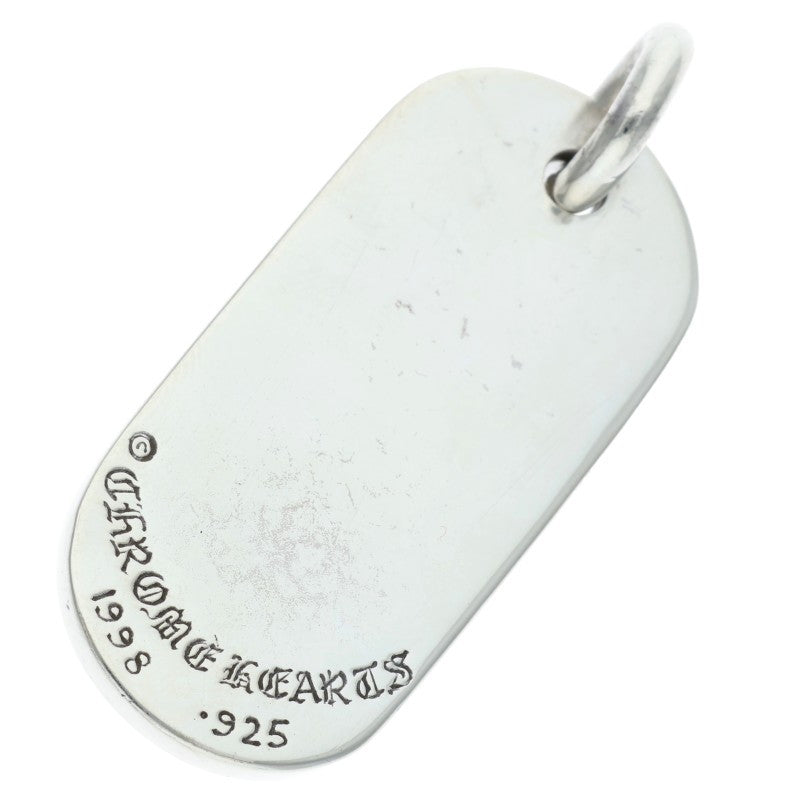 Chrome Hearts Raised Star Dog Tag Silver 925