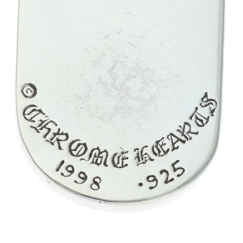 Chrome Hearts Raised Star Dog Tag Silver 925