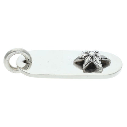 Chrome Hearts Raised Star Dog Tag Silver 925