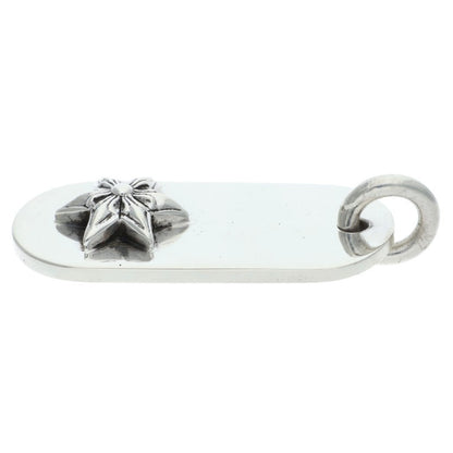 Chrome Hearts Raised Star Dog Tag Silver 925