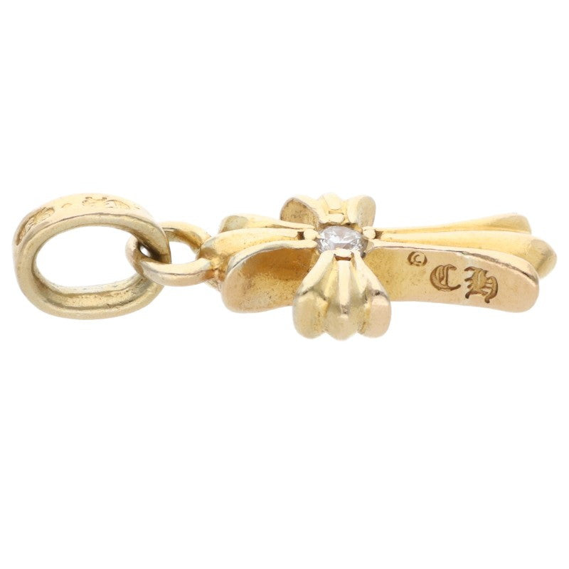 Chrome Hearts 22K Babyfat Cross Diamond Charm