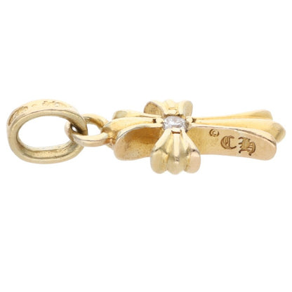 Chrome Hearts 22K Babyfat Cross Diamond Charm