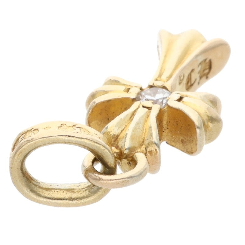 Chrome Hearts 22K Babyfat Cross Diamond Charm