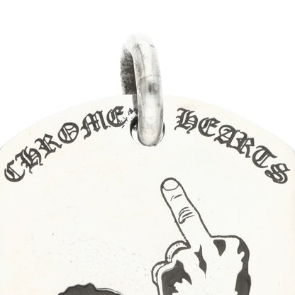 Chrome Hearts Large Dog Tag "RS FUCK YOU" Size ONE SIZE